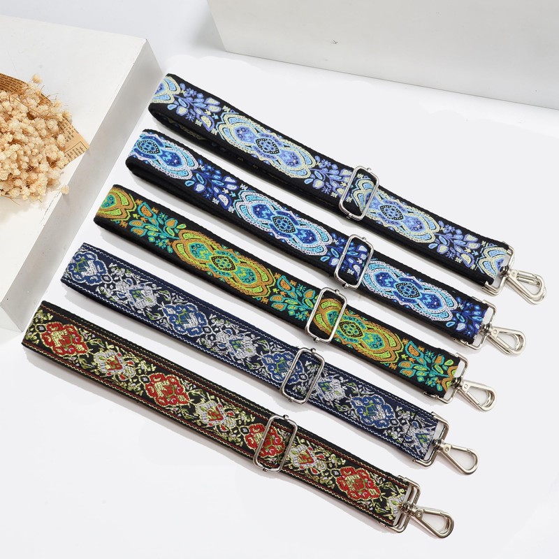 Crossbody Straps for Purses 1.2" Wide Shoulder Strap Adjustable Replacement,Retro