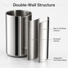 IMEEA Utensil Holder Double Wall 304 Stainless Steel Kitchen Utensil
