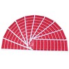 100pcs 30x90 mm Red 100% Total Transfer Tamper Evident Security