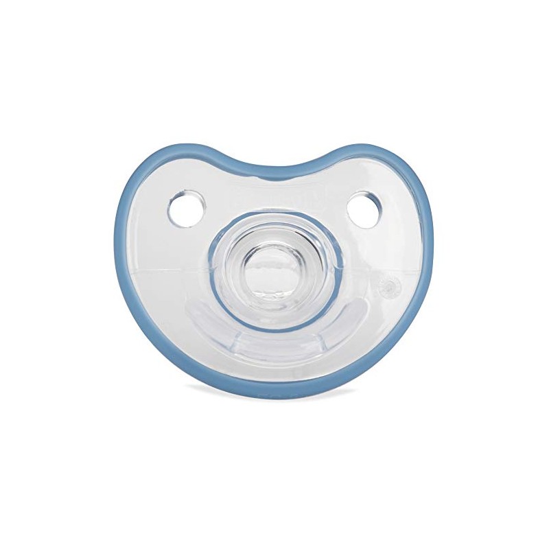 Dr. Talbot's Soft-Flex Chupetes ortodónticos 6-12 meses, azul/gris, paquete de
