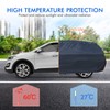 Car Cover Waterproof All Weather for Automobiles, 6 Layers Outdoor