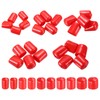 MECCANIXITY 50pcs Round End Protective Caps Rubber Cover 5/8" 11/16"