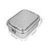 Single Layer Lunch Box Food Bento Container Stainless Steel 304