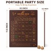 Kivan Base Drinking Game for Adults, 11.5 x 8.5 Inch