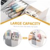 GRIRIW 2pcs Multifunctional Desktop Storage Boxes Stylish Pen Holder for