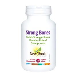 New Roots Herbal - Strong Bones - 180 capsules - Bone Strength Supplement - Bone Support Supplements for Men and Women - Strong Bones Supplements for Men and Women - Development & Maintenance of Bones