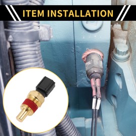 REPAIROCK Coolant Temperature Sensor for Dodge Journey 2009 Water Temperature Temp Sender Sending Unit Sensor No.5269870AB Gold Tone