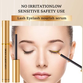 Eyelash Growth Serum – Lash Enhancing Treatment for Longer, Fuller, Curled Lashes, Nourishing & Strengthening Formula, Gentle & Safe for Sensitive Skin