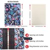 Wonderpool Spiral Leather Diary Ring Binder Refillable 6 Holes Binder