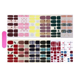 Nail Seals, Set of 12, Nail Wrap, Nail Stickers, Nail Accessories, Women's, Simple, Gift, Cute, Popular, Fashionable, Nail Parts (10130)