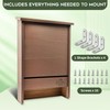 Extra Large Bat House for Outdoors, 3 Chamber, 200 Bats