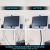 ellostar Cable Management Protection Sleeves for Cord, Reusable Cable Ties,