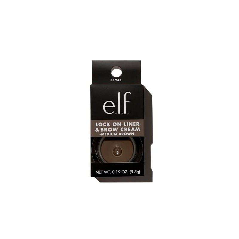 E.L.F Cosmetics Lock On Liner Crema Para Cejas, Medium Brown