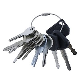Solarhome 12 Forklift Key Set Forklift Keys Master Set for Yale Cat Clark Komatsu Toyota Doosan Nissan Hyster JCB Volvo Tornado Mitsubishi Forklift Keys Set