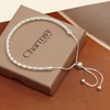 Charmsy 925 Sterling Silver Sliding Bolo Bracelet for Women |