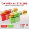 BO WELD Oxygen and Acetylene Flashback Arrestors Set Regulator End