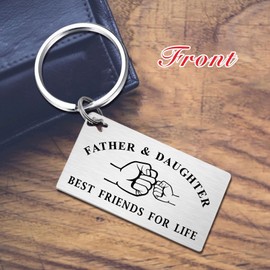 Daughter Keychain, to My Daughter Gifts from Dad, Valentines Day Gifts for Daughter from Dad, Daughter Birthday Gifts, Daughter Graduaiton Gift