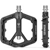 Mountain Bike Pedals - 9/16" Nylon Fiber Bicycle Flat Pedals