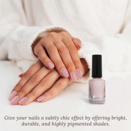 P2P Nails - Vegan Neutral Nail Gel Polish - Natural Shine Scratch Free Gel Polish - Quick Dry Nail Polish - Smooth Texture Nail Gel in Vibrant Colors.