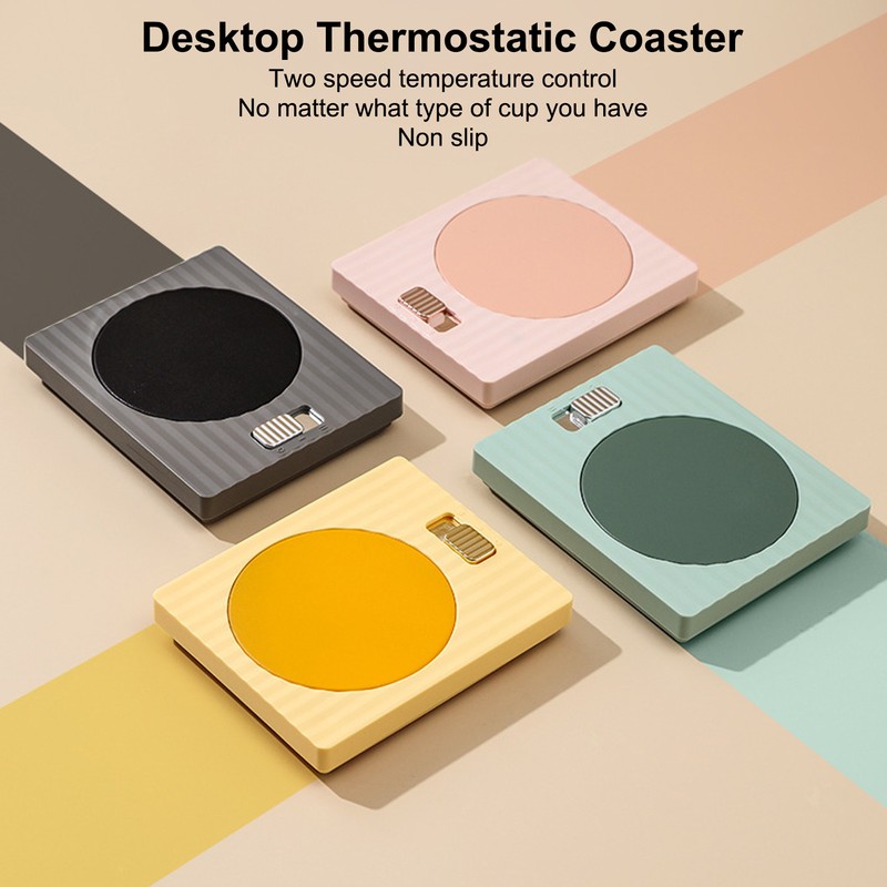 Smart Cup Warmer Universal Portable 2 Temperatures Levels Thermostat Heat