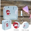 Minkissy 4pcs Multi-function Tampon Holder Portable Period Bag Sanitary Pad