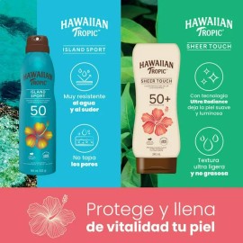 Protector Solar Hawaiian Tropic 2 Sheer Touch+2 Island Sport