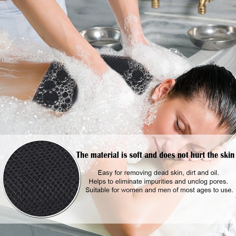 SWKJ African Net Sponge Nylon African Bathing Sponge Exfoliating Net