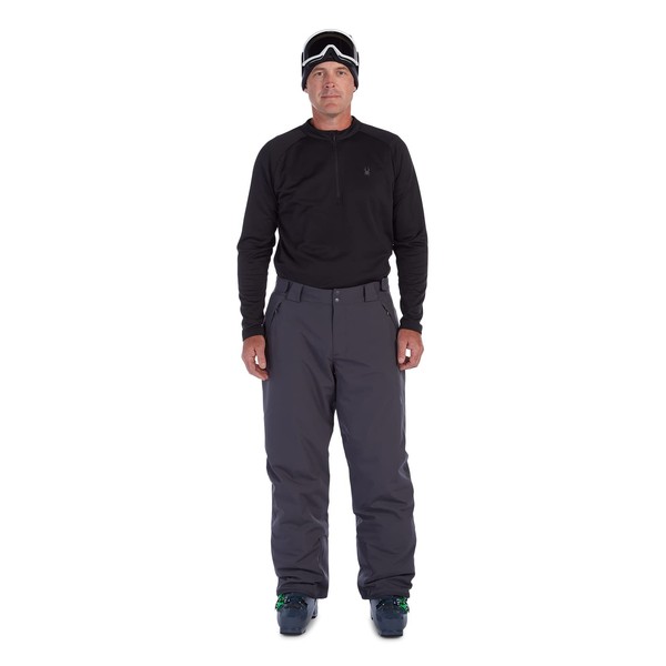 Spyder Men's Standard Mesa Insulated Ski Pants, Ebony, X-Large