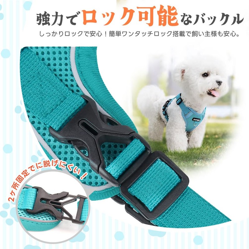 Pet Harness & Leash Set, Dog Harness, Small Dogs, Cats,