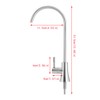 1/4'' Zinc Alloy Kitchen Faucet Tap Chrome Reverse Osmosis RO