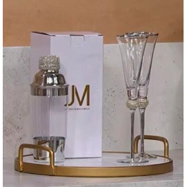 JM by Julien Macdonald Cocktail Shaker with Rhinestone Top