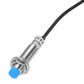 sourcing map M12 Approach Sensor Inductive Proximity Sensor Switch NC Normally Close NPN 4mm Detection Distance, DC 6-36V LJ12A3-4-Z/BX, 3.9ft, 1Pcs