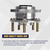 KUSATEC 513266 2pcs Front/Rear Wheel Bearing and Hub Assembly Compatible
