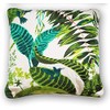 restmor Tropical Leaf Cushion Covers in Green and Blue Floral