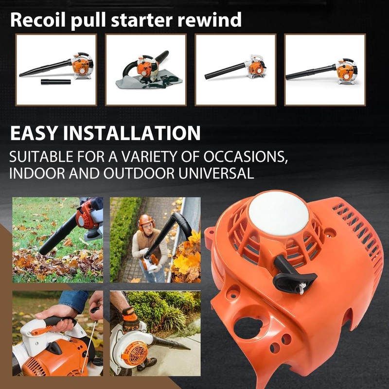 Lawn Mower Pull Starter - Recoil Handheld Replacement Part Lawn