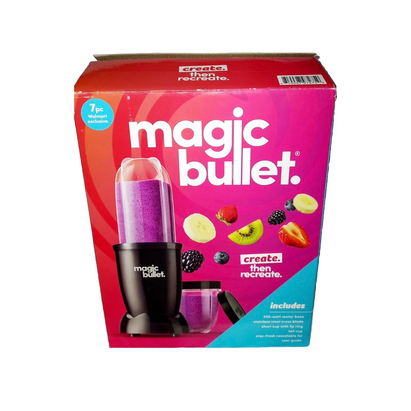 Magic Bullet 7-Piece 250 Watts Personal Blender 18 oz. MBR-0701AKP,