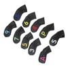 10Pcs Golf Head Cover Club Headcover Waterproof PU Elastic Closing