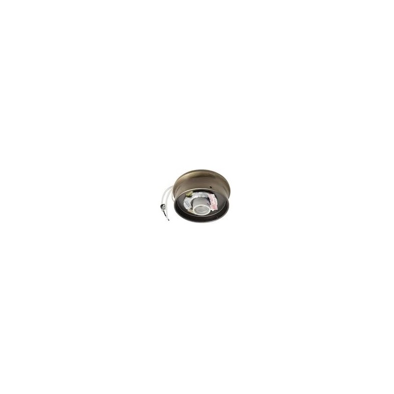 B&P Lamp® Wired Fixture Holder, 4" Fitter, Antique Finish