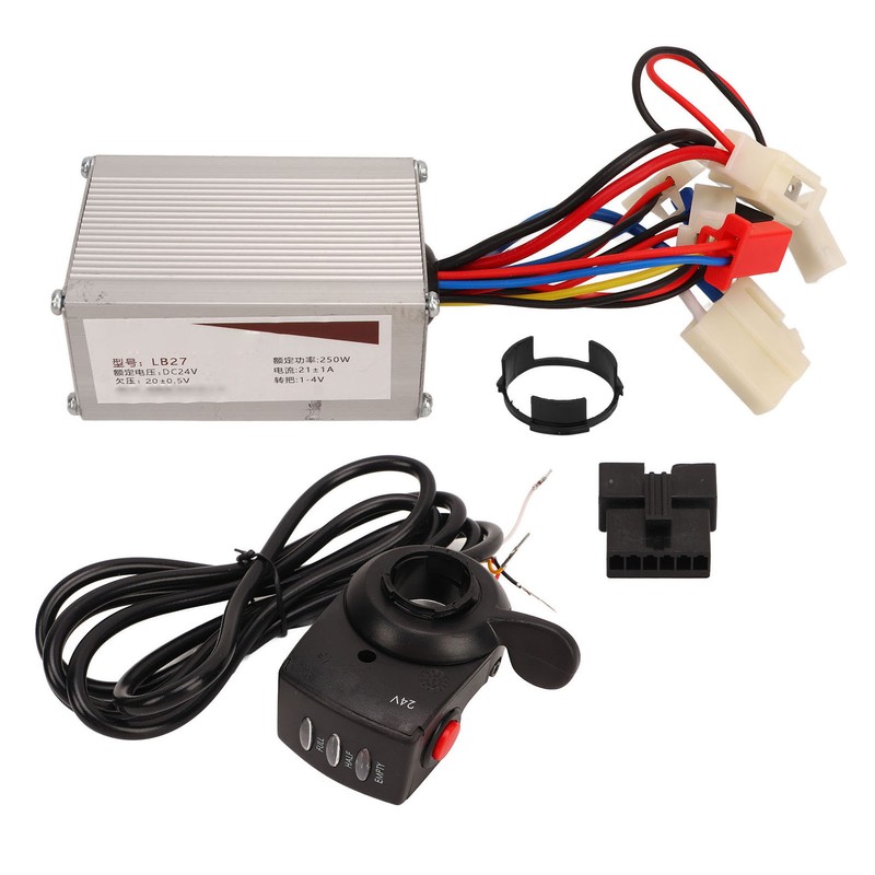 24V 250W Electric Bike Controller Thumb Throttle Set for Electric