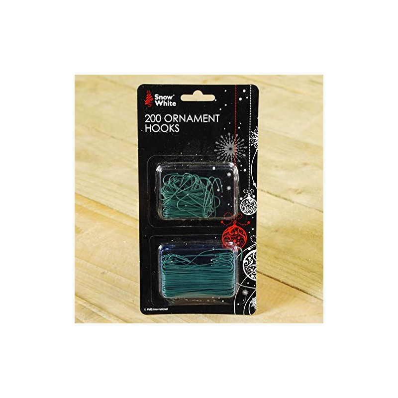 150 Green Small/Large Christmas Bauble Hooks PM132