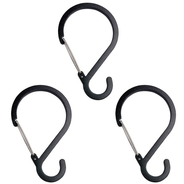 Choya Bussan S-Shaped Hook, Black, L Size (Total Length: 4.3