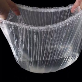 CHENGZI Disposable shower cap female waterproof bathing cap hair dye cap enlarged thickened dust cling film
