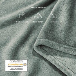 Blumtal Fluffy Cuddly Blanket - High-Quality Blanket, Super Soft Fleece Blanket as Sofa Throw, Bedspread or Living Room Blanket