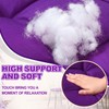 3 Pack Wicker Cushion Waterproof Tufted Patio Furniture,Purple