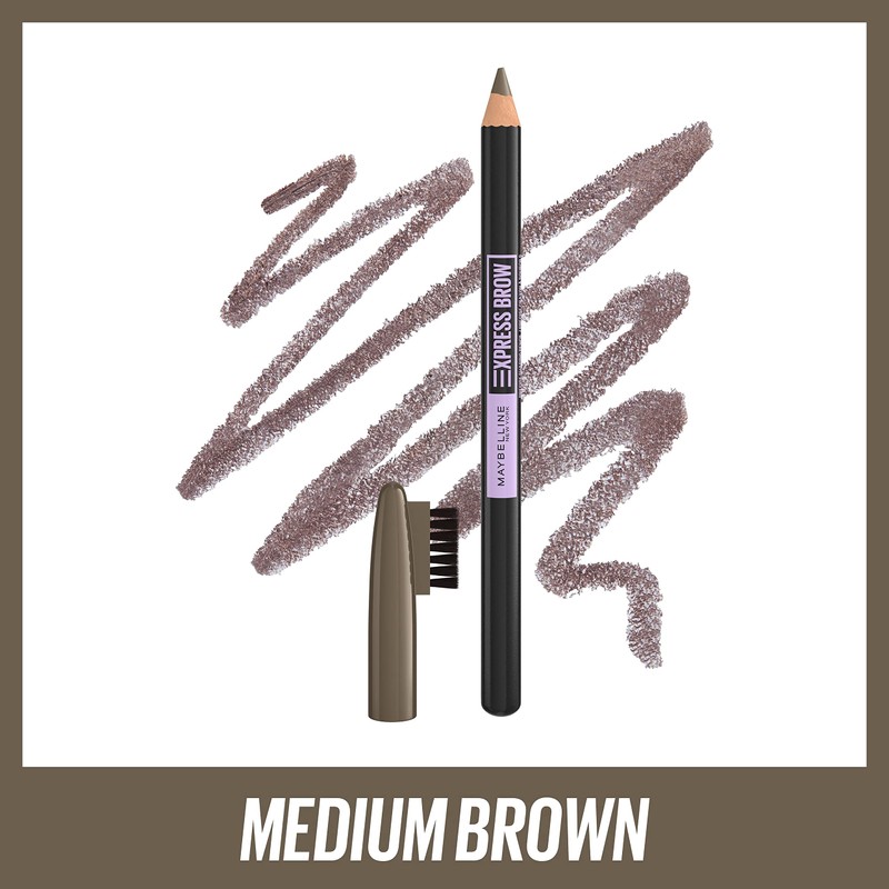 Maybelline New York 2-in-1 Express Brow Pencil with Sharpenable Tip