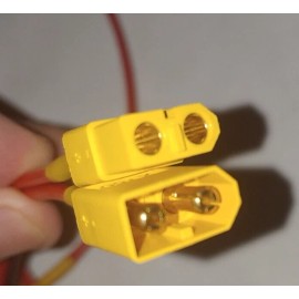 EcoFlow New! 5 Ft Flexible 12AWG XT60 OFC PURE COPPER FEMALE TO MALE EXTENSION CABLE