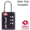 TSA Approved Luggage Locks Suitcase Locks with INDICATOR OPEN ALERT