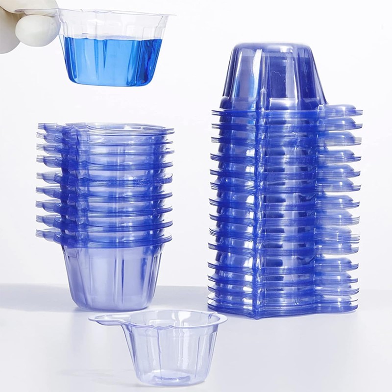150-Pack 40ml Disposable Urine Cups, Plastic Specimen Containers for Pregnancy/Ovulation/PH