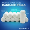 MED PRIDE Conforming Gauze Rolls First Aid Rolled Stretch Bandages