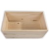 Wooden Open Crate Box 21 x 12 x 9 cm